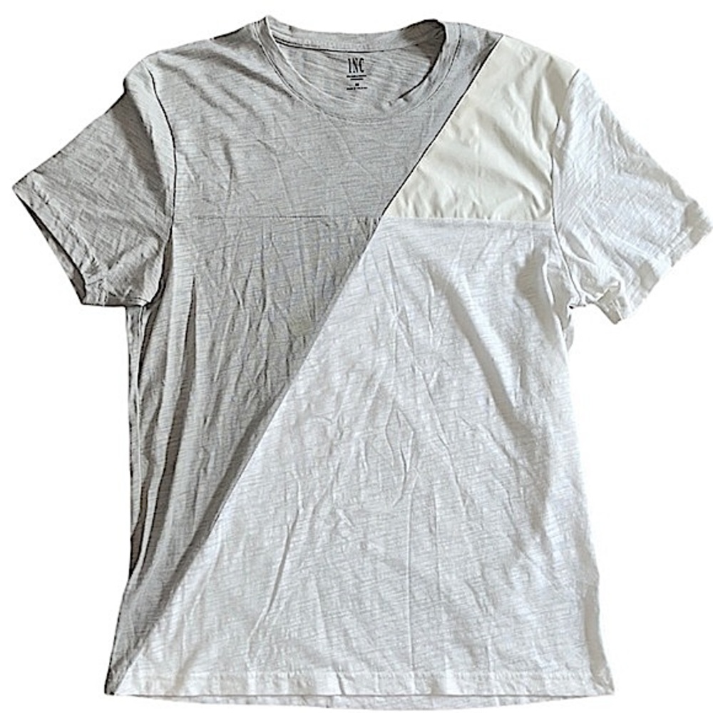 INC International Concepts White & Gray Men’s Tee